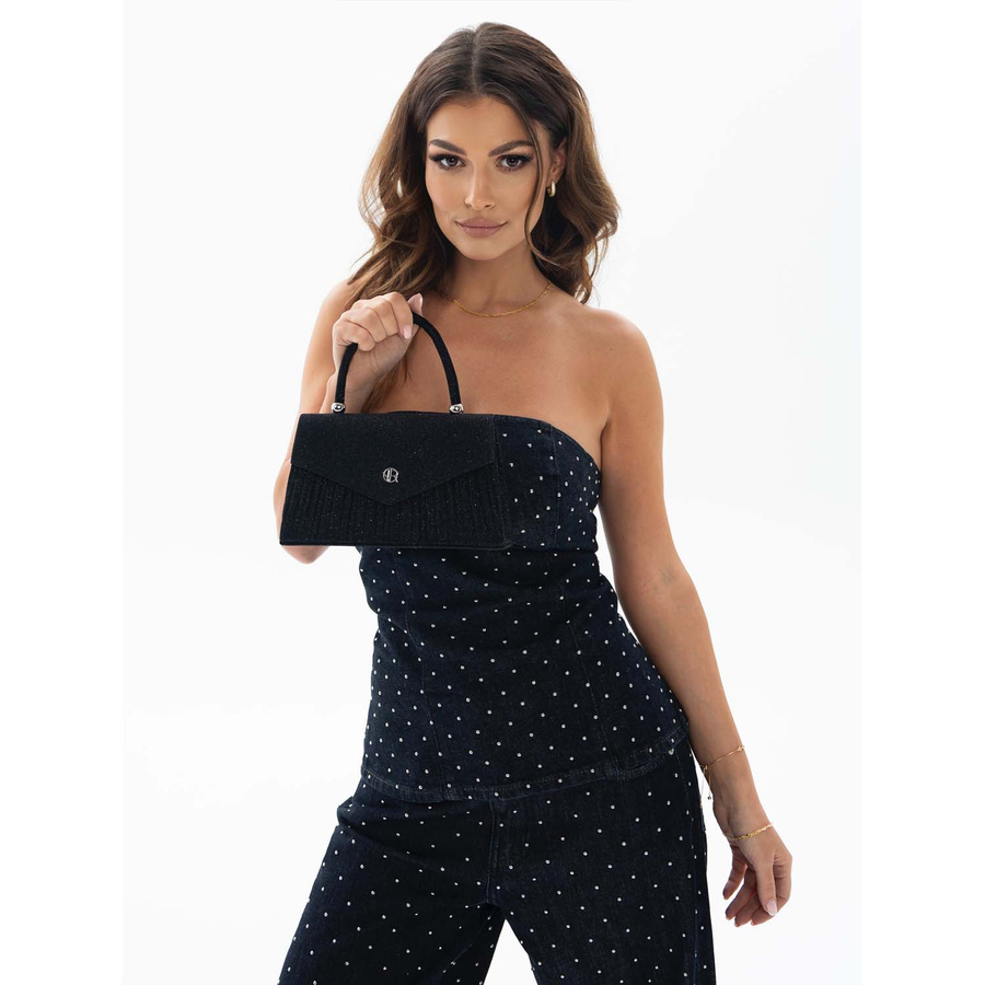 Elegancka kopertówka damska z łańcuszkiem - Rovicky