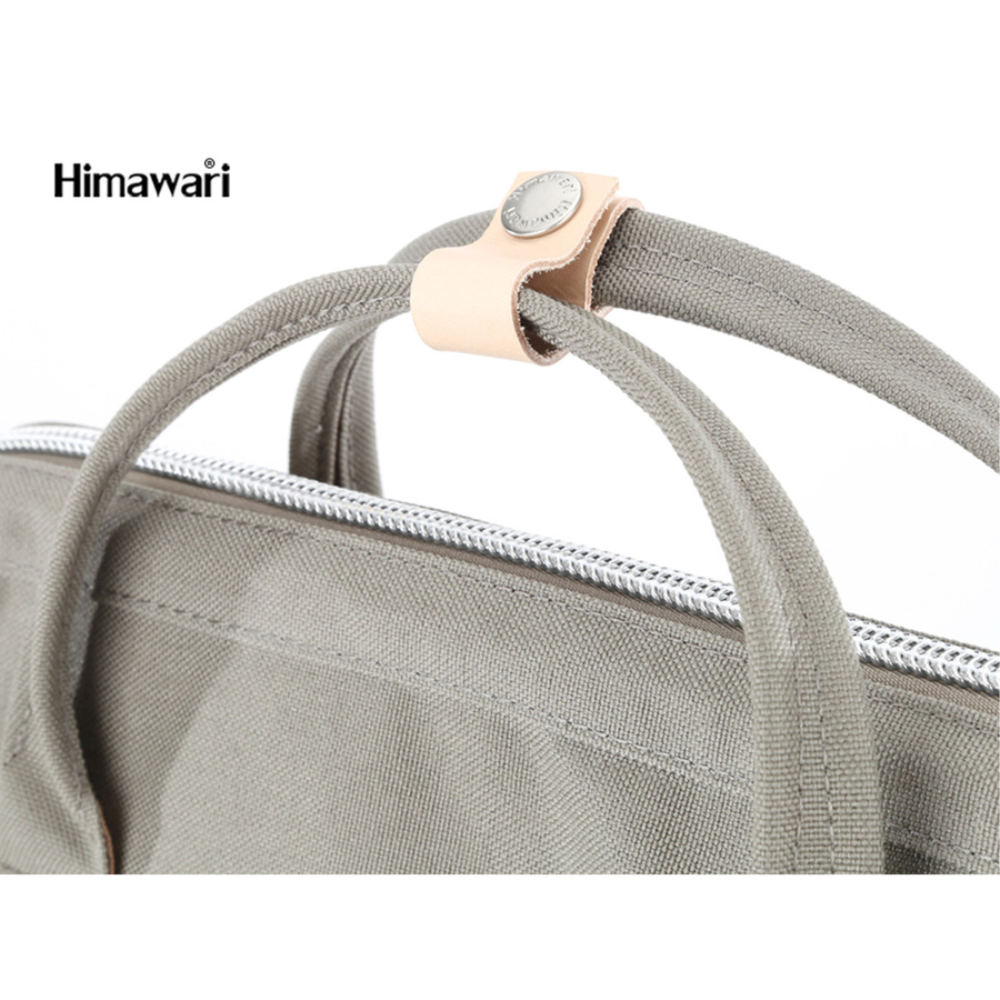 Ciemnoszary plecak damski na uczelnię z kieszenią na laptopa - Himawari