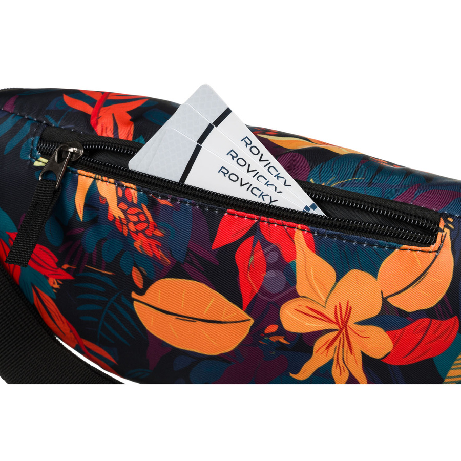 Nerka na biodra lub przez ramię z kieszenią zewnętrzną zamykana suwakiem - Rovicky