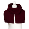 Zestaw: czapka, rękawiczki i szalik w bordowym kolorze - Peterson
