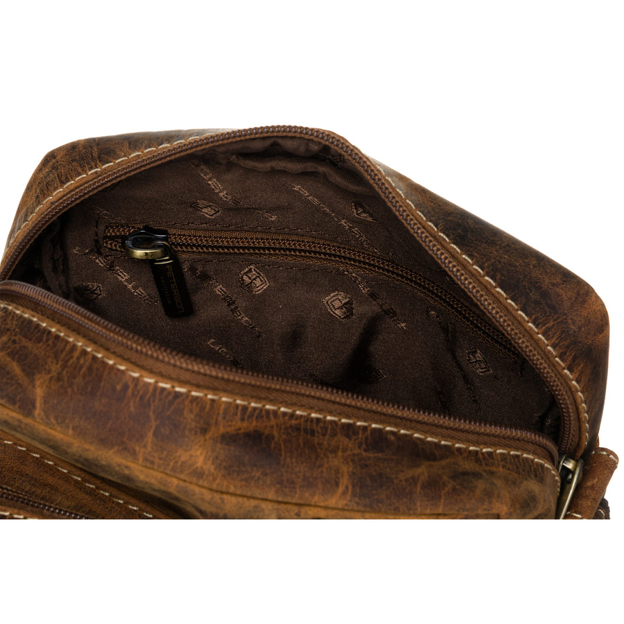 Męska listonoszka z regulowanym paskiem - Peterson