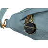 Modna sportowa niebieska saszetka damska na biodra, na ramię lub przez ramię nerka crossbody z eko skóry Peterson