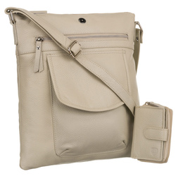 Klasyczna torebka listonoszka crossbody z portfelem - Peterson