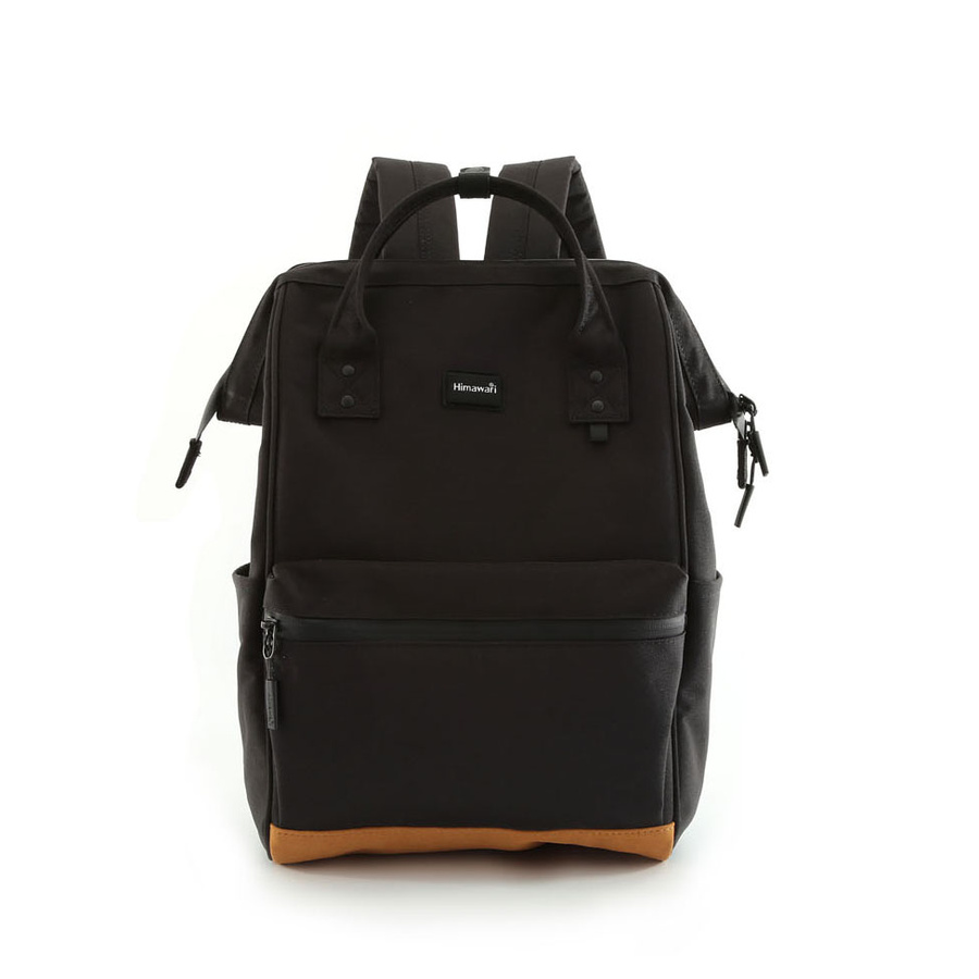 Czarny miejski plecak damski z portem USB - Himawari