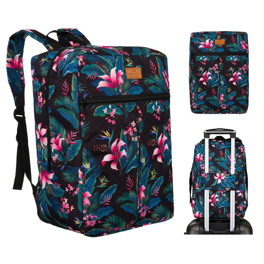 Kabinowy plecak podróżny z uchwytem na walizkę - Rovicky