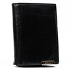 Klasyczny, pionowy portfel męski ze skóry naturalnej w czarnym kolorze - 4U Cavaldi