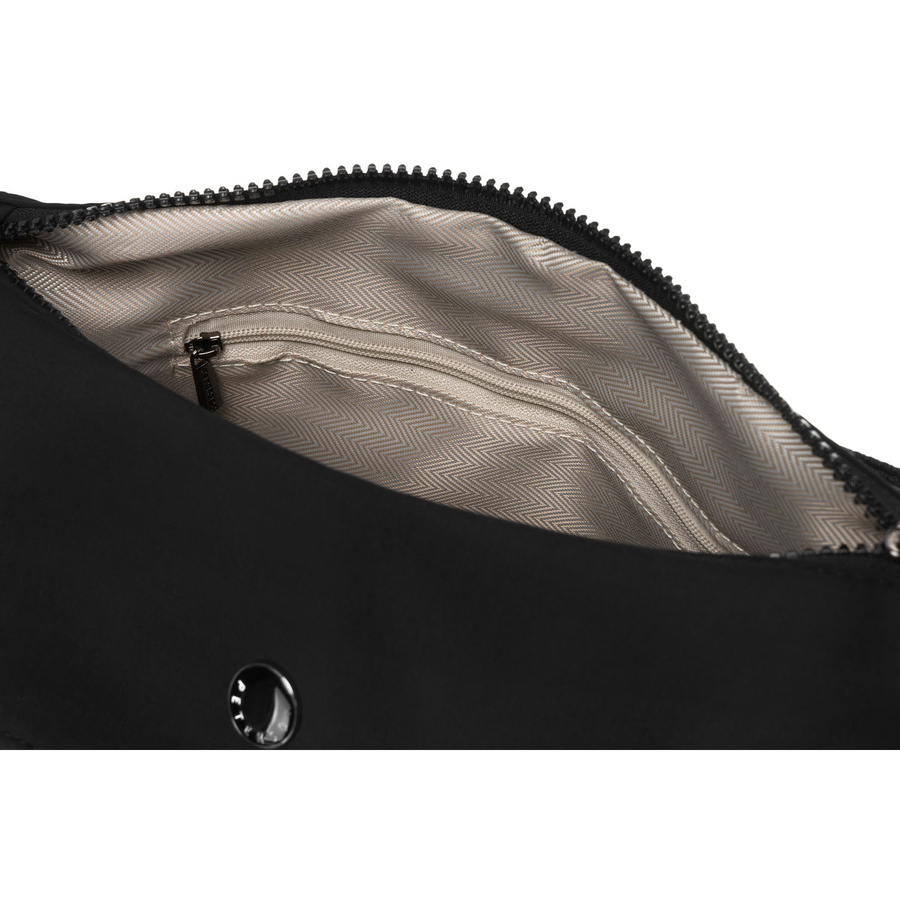 Pojemna nerka damska z poliestru w czarnym kolorze - Peterson