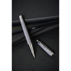Metalowy długopis w szaro-srebrnym kolorze z czarnym wkładem - Peterson