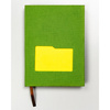 Zielony notes w twardej oprawie zadrukowany w kropki, format B6 - Peterson