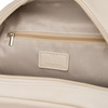 Miejski plecak damski ze skóry ekologicznej w jasnobeżowym kolorze - Rovicky