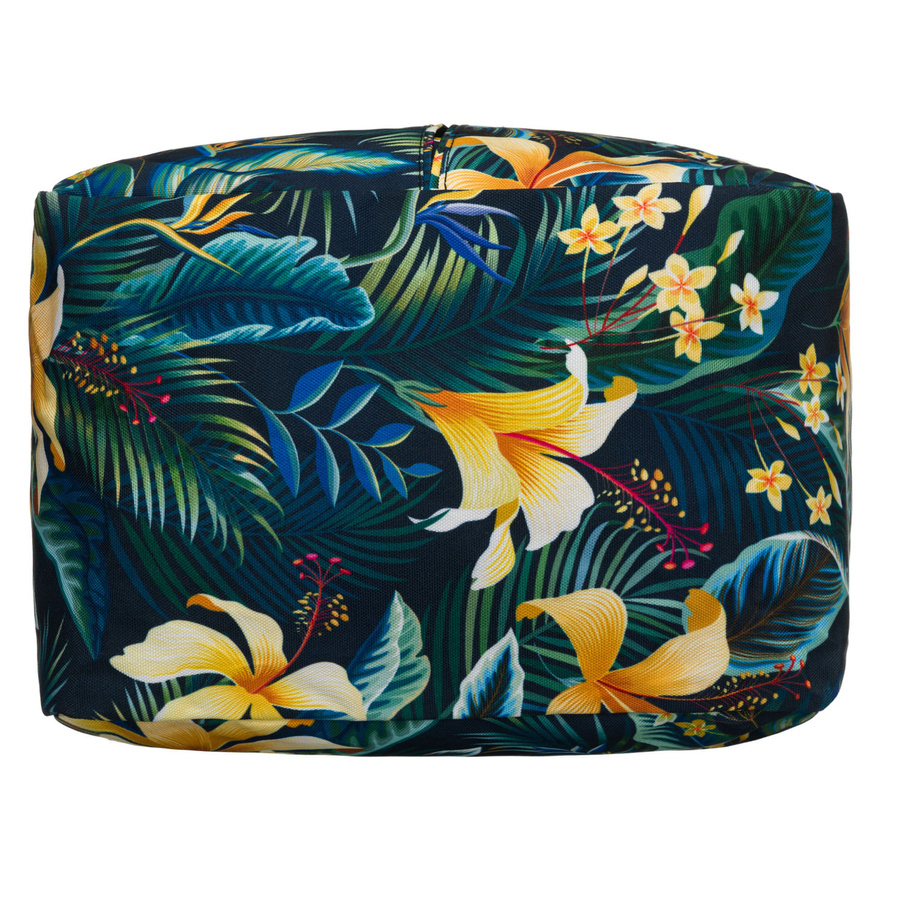 Pojemny plecak podróżny zamykany na suwak w kwiatowy wzór - Rovicky