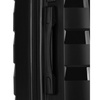 Czarna walizka kabinowa z polipropylenu z wysuwaną, teleskopową rączką i obrotowymi kółkami - Peterson