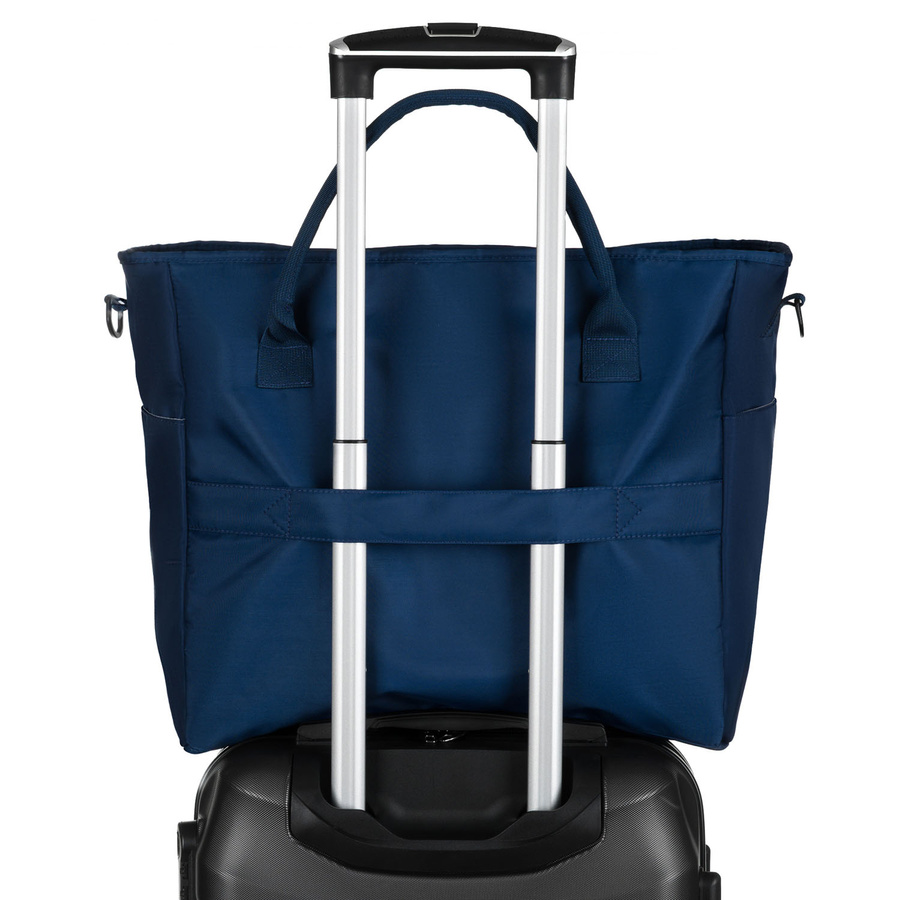 Weekendowa torba podróżna z poliestru w granatowym kolorze - Peterson