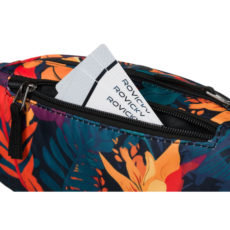 Nerka damska z poliestru pokryta roślinnym wzorem - Rovicky