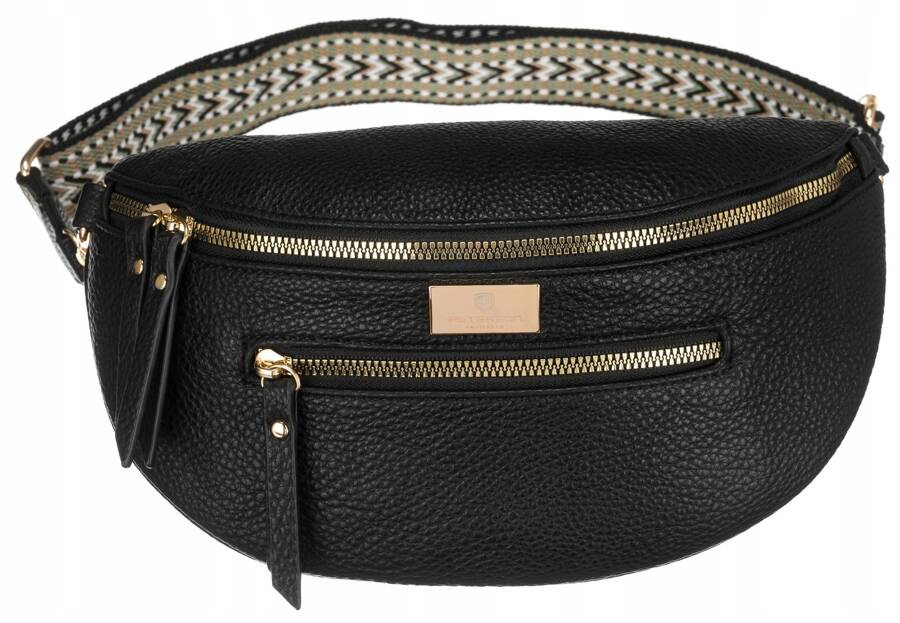 Damska, elegancka nerka ze skóry ekologicznej - Peterson