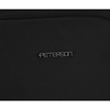 Plecak podróżny z poliestru w czarnym kolorze z miejscem na laptopa - Peterson