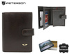 Elegancki, duży portfel męski ze skóry naturalnej - Peterson