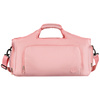 Weekendowa torba podróżna z poliestru w różowym kolorze zamykana na suwak - Peterson