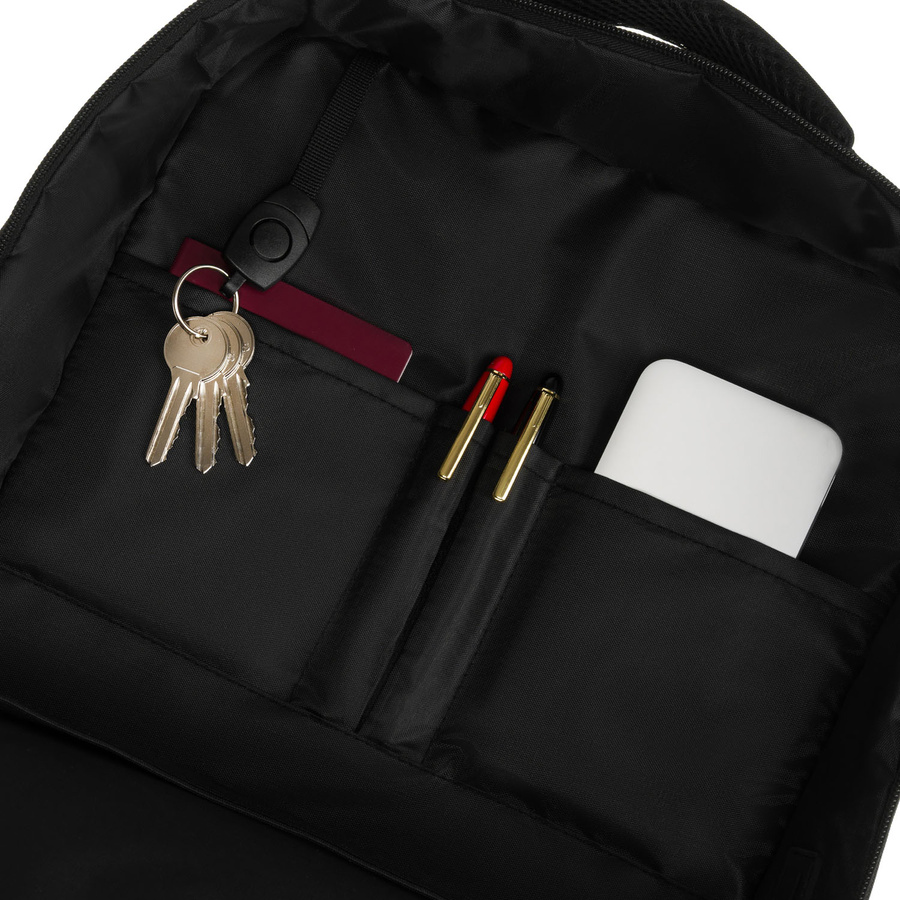 Czarny, podróżny plecak idealny na bagaż podręczny do samolotu - Peterson