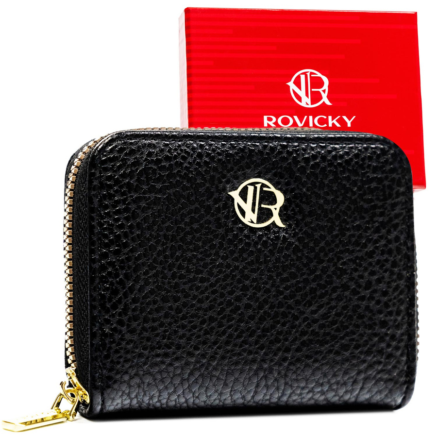 Mały portfel damski na zamek - Rovicky