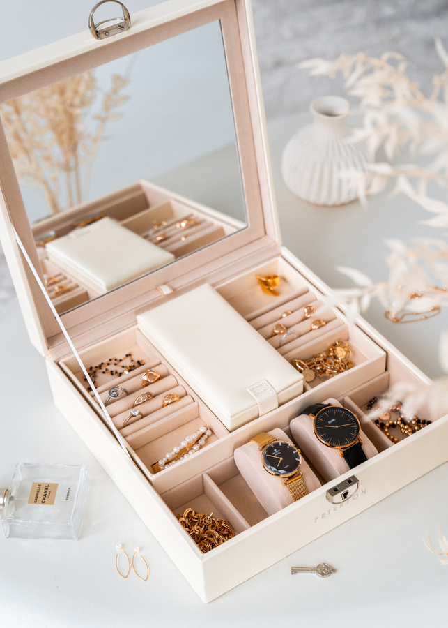 Ekskluzywna kasetka na biżuterię - Peterson