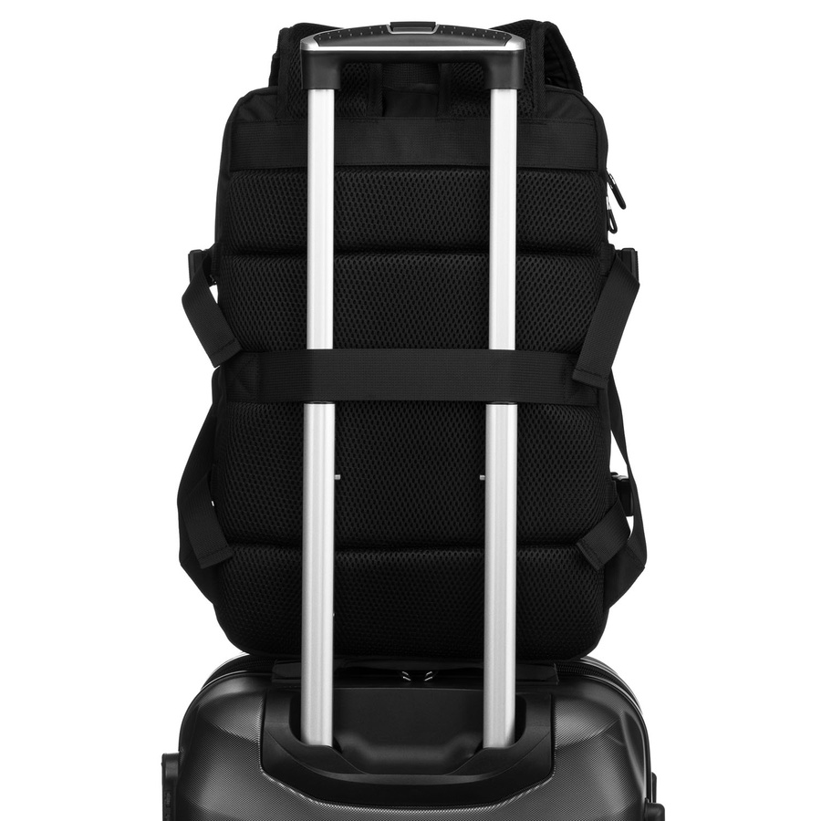 Czarny, podróżny plecak idealny na bagaż podręczny do samolotu - Peterson