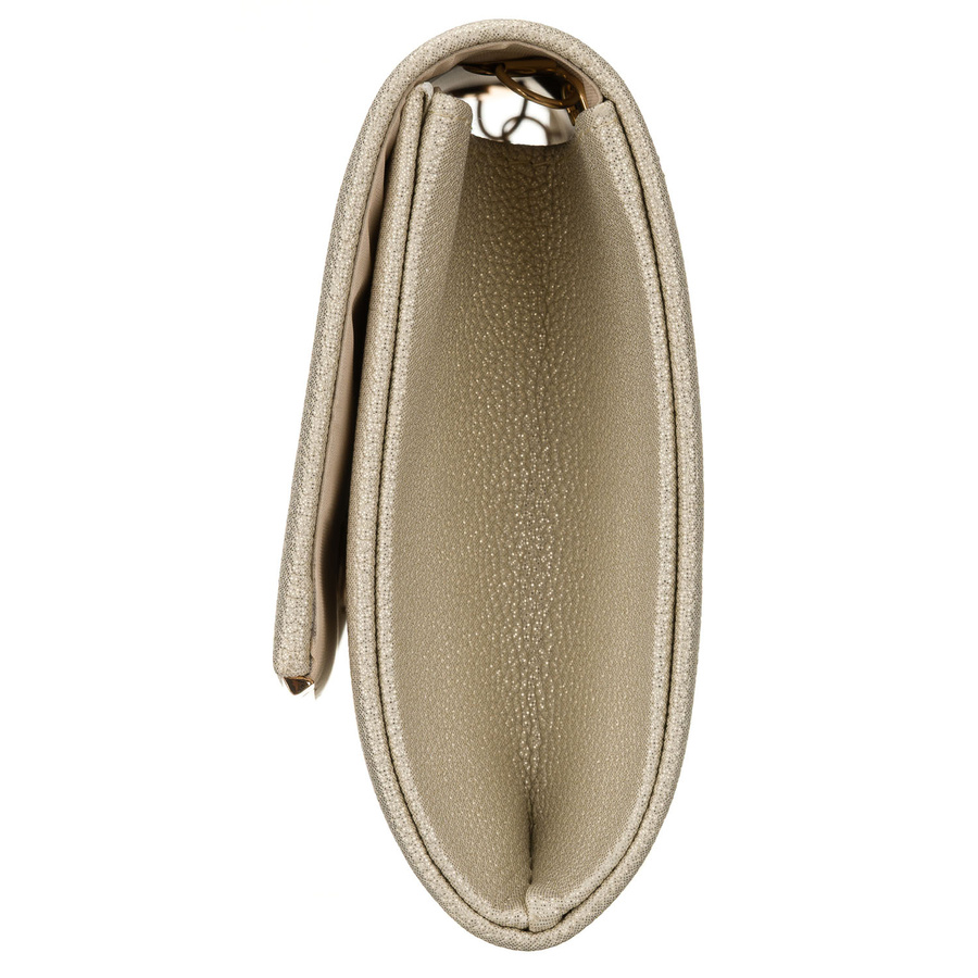 Kopertówka damska w złotym kolorze wykonana ze skóry ekologicznej - Rovicky