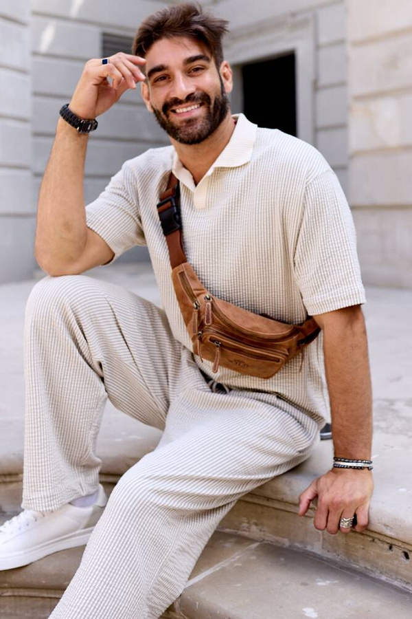 Nerka na biodra i ramię ze skóry naturalnej - Always Wild