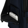 Granatowy plecak podróżny z kieszenią na laptopa do 14 cali - Peterson