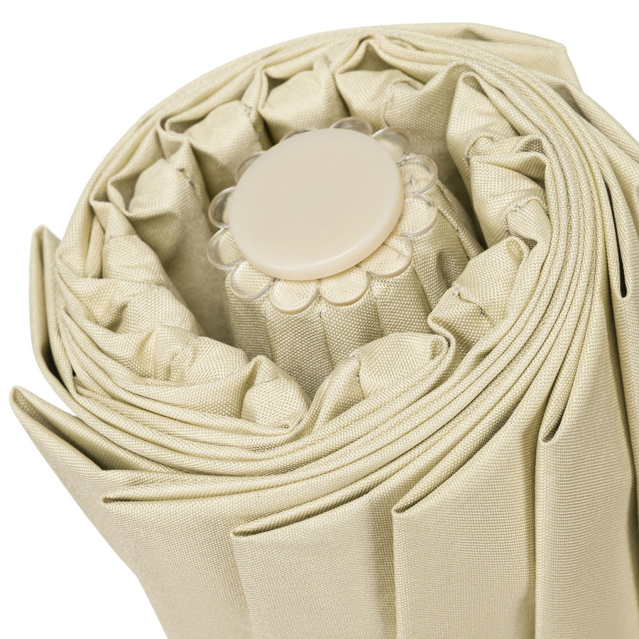 Biały, przeciwdeszczowy i przeciwsłoneczny parasol rozkładany automatycznie - Peterson