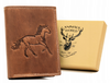 Duży, pionowy portfel męski ze skóry naturalnej - Always Wild