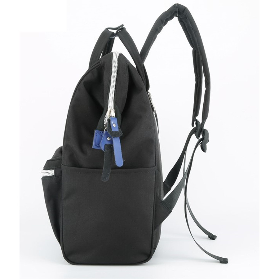 Miejski, czarny plecak zawieszony na regulowanych szelkach - Himawari