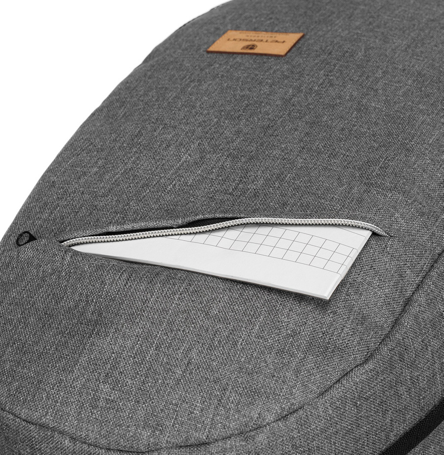 Materiałowy plecak sportowy z uchwytem na bidon - Peterson