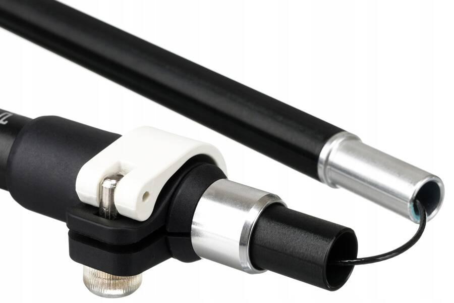 Kompaktowo składane kijki trekkingowe z korkowymi uchwytami  - Peterson