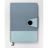 Notatnik w formacie A5 w błękitnym kolorze z magnetycznym zapięciem i wbudowaną zakładką - Peterson