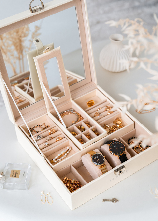 Ekskluzywna kasetka na biżuterię - Peterson