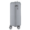 Kabinowa, szara walizka podróżna z teleskopowym uchwytem - Peterson