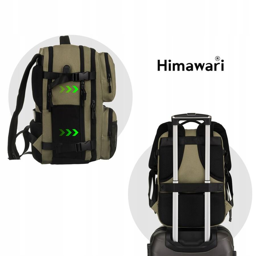 Podróżny, pojemny plecak z wodoodpornego poliestru - Himawari