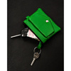 Skórzane etui na klucze w ciemno zielonym kolorze