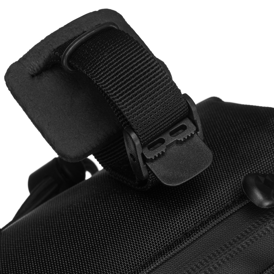 Czarna, wodoodporna sakwa rowerowa na kierownicę - Peterson