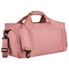 Sportowa torba podróżna z poliestru w różowym kolorze zamykana na suwak - Peterson