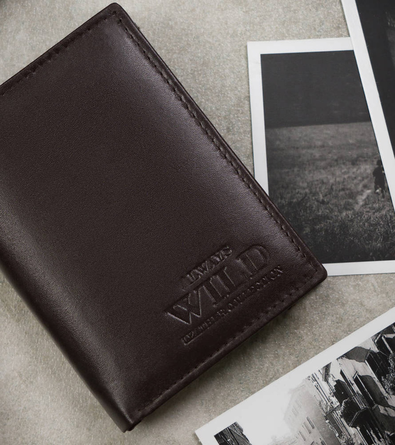 Skórzany portfel męski z zabezpieczeniem antykradzieżowym - Always Wild