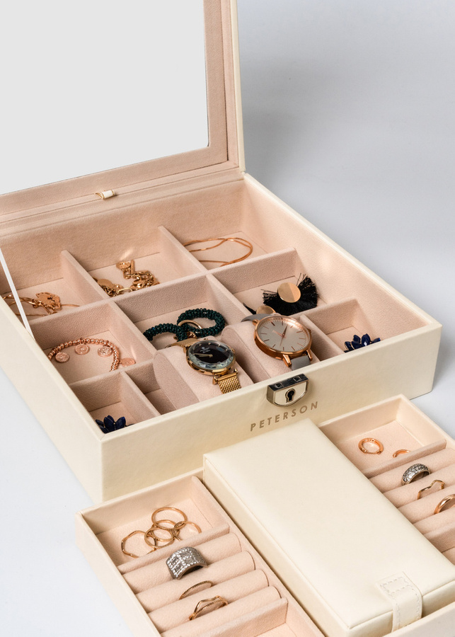 Ekskluzywna kasetka na biżuterię - Peterson