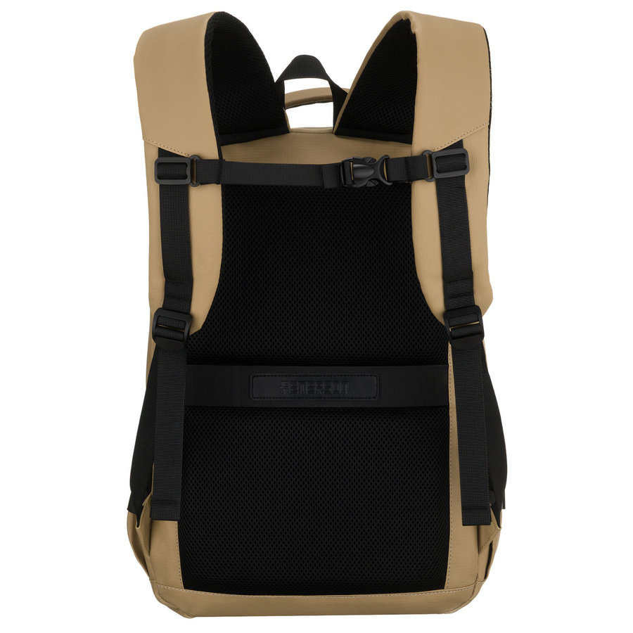 Duży plecak podróżny w kolorze khaki z miejscem na laptopa, dwukomorowy - Peterson