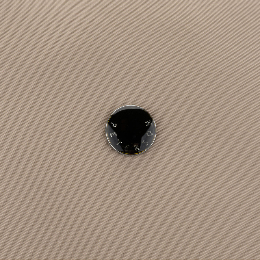 Miejski plecak damski wykonany z poliestru w kolorze ecru, wyposażony w dodatkowy pasek - Peterson