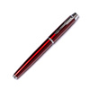 Długopis metalowy w czerwono-srebrnym kolorze z czarnym wkładem - Peterson