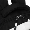 Młodzieżowy plecak szkolny z poliestru w czarnym kolorze z przegrodą na laptopa, odporny na wilgoć - Peterson