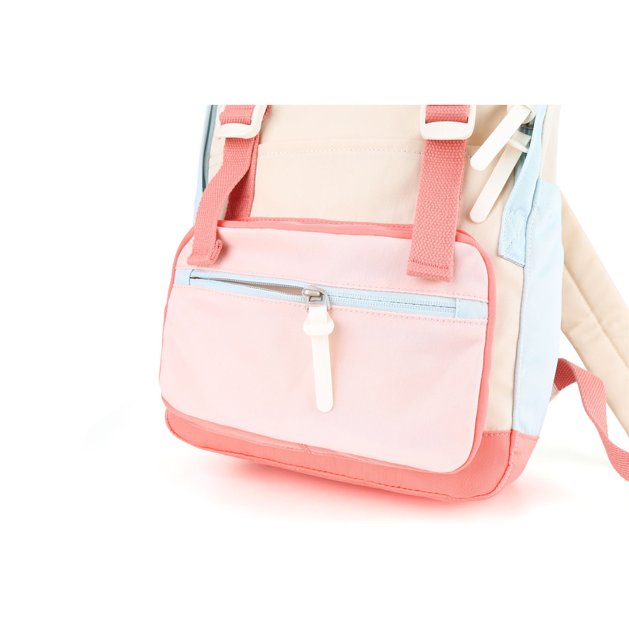 Wielokolorowy miejski plecak damski zamykany na suwak - Himawari