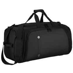 Sportowa torba treningowa z poliestru w czarnym kolorze - Peterson