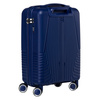Kabinowa, granatowa walizka podróżna z teleskopowym uchwytem - Peterson